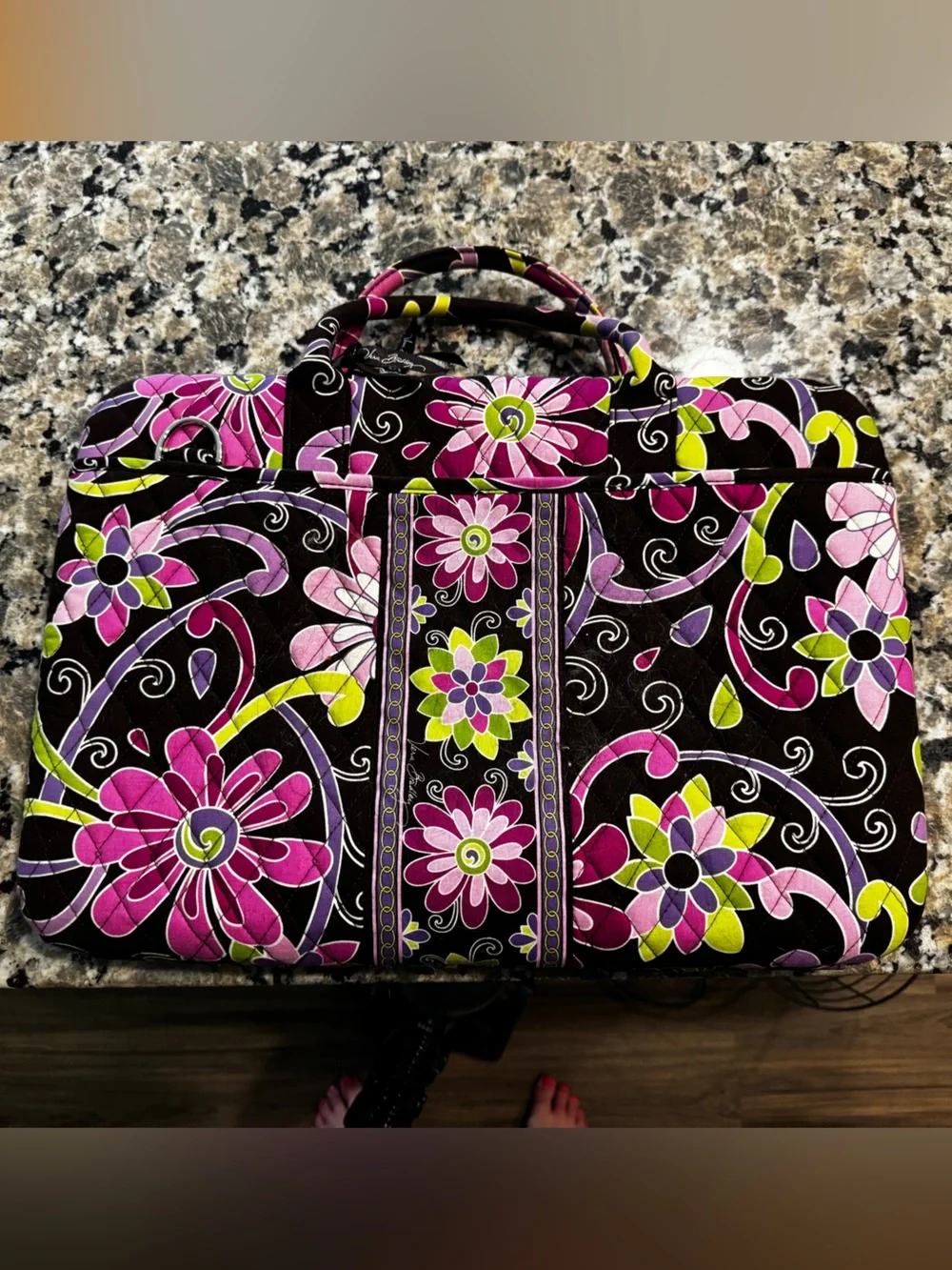 Vera Bradley Hardshell Laptop Case (purple punch)